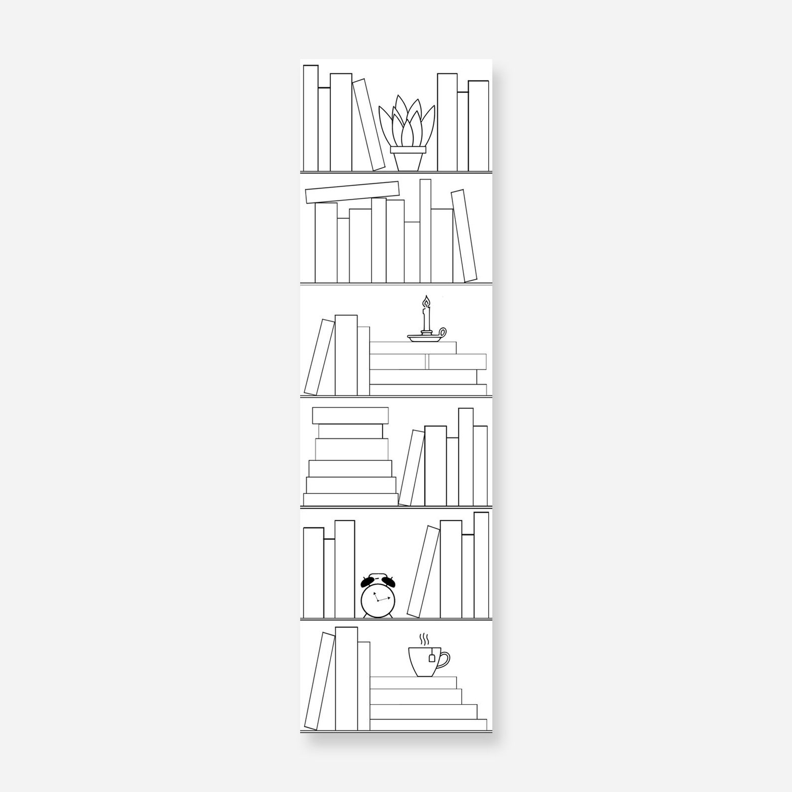 Book Tracker Bookmark Printable - Etsy