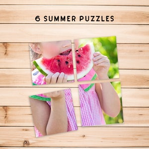May include: A girl in a pink and white gingham dress is eating a slice of watermelon. The watermelon is red and has black seeds. The girl is smiling and has her hair pulled back.