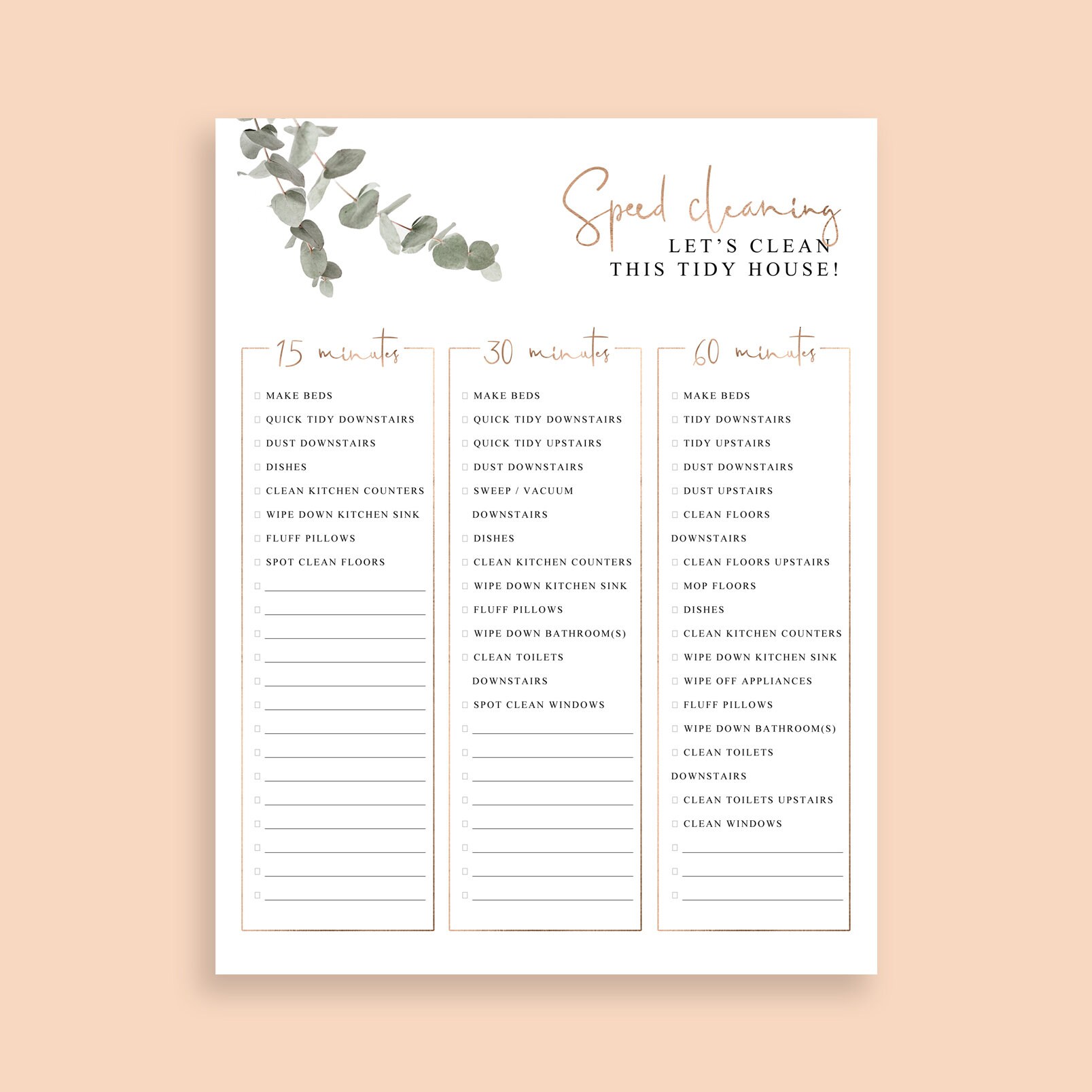 Marie Kondo Printable Konmari Checklist Printable Konmari - Etsy UK