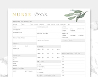 nursing report sheet cardiac Nurse Report Sheet