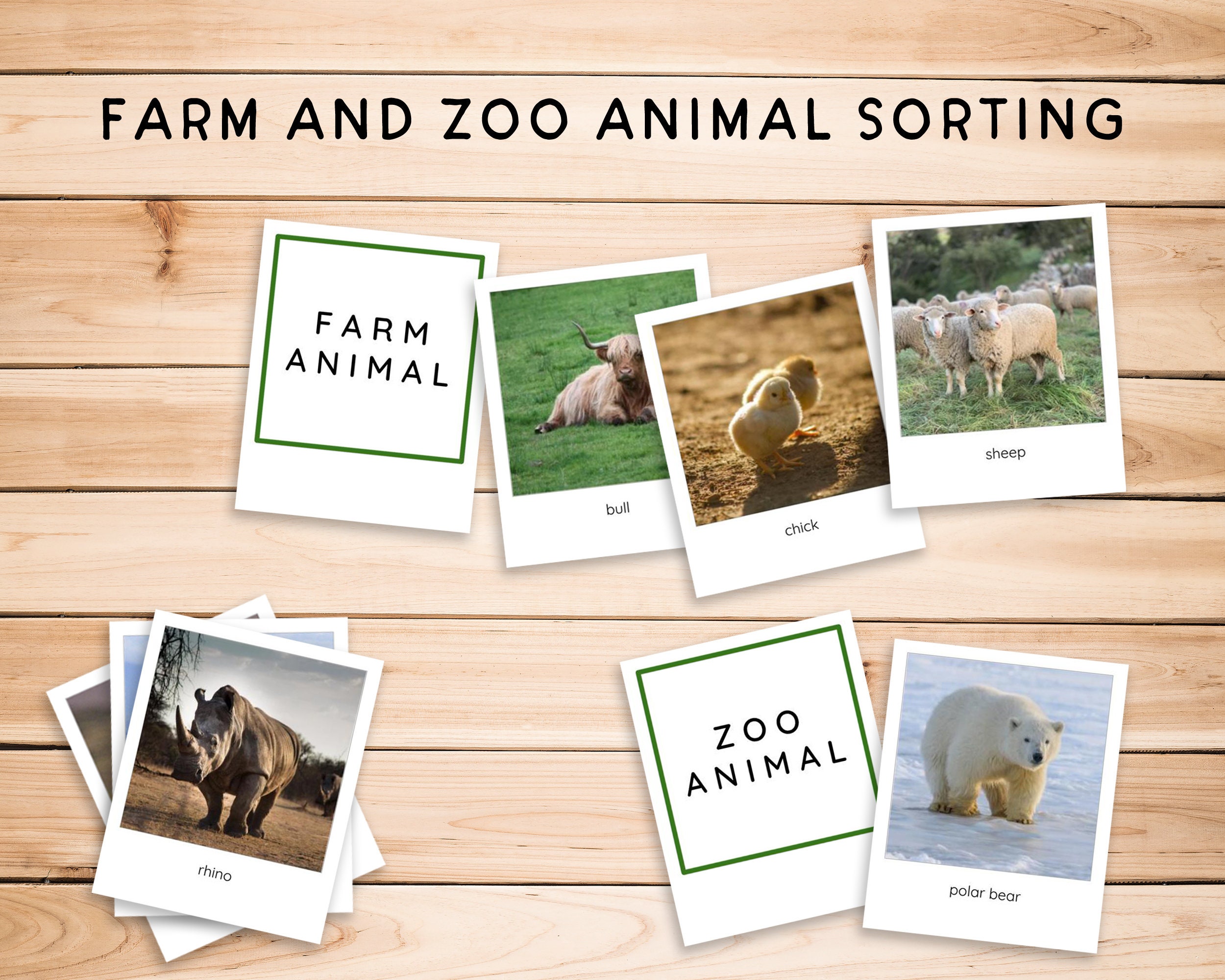 Printable Montessori Farm Theme Worksheets Kindergarten Farm - Etsy ...