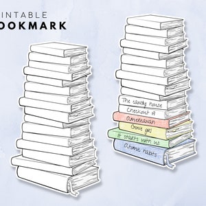 Printable Book Tracker Bookmark