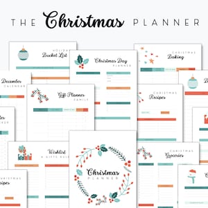 Christmas Printable Planner Christmas Planner Printable