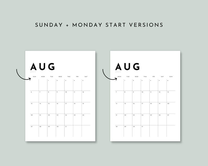2027 Calendar Printable image 5