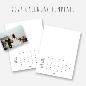 Modello di calendario 2027