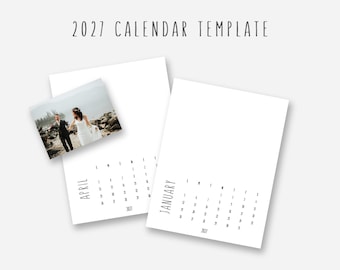 2027 Calendar Template | Commercial Use