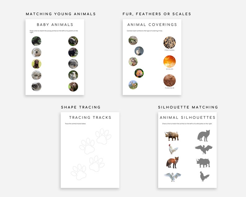 60 Montessori Worksheets Ages 3-6 | Preschool, Pre-K and Kindergarten Homeschool image 4