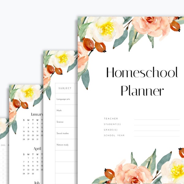 Comprehensive Homeschool Planner | 200 Pages