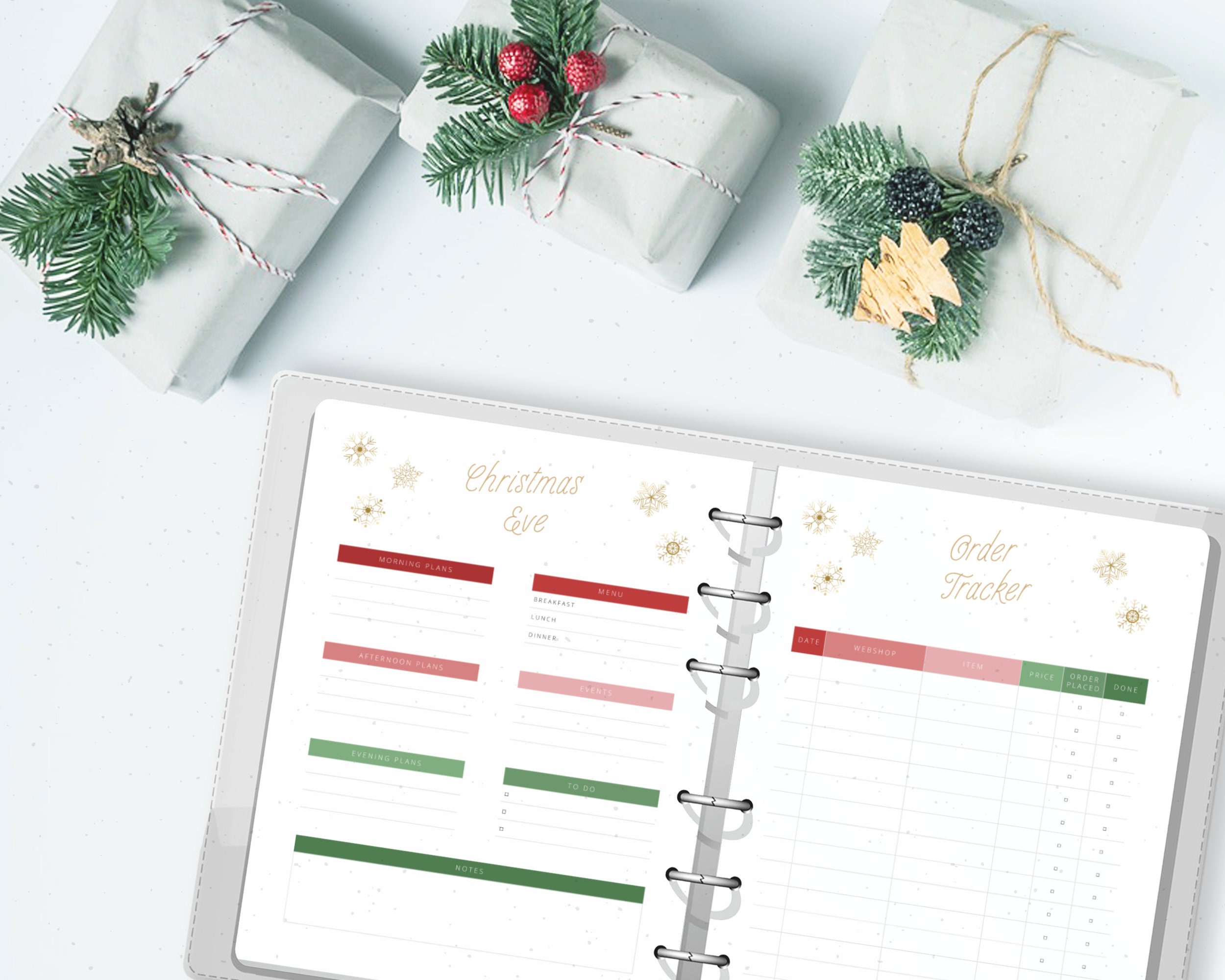 Printable Christmas Planner - Etsy