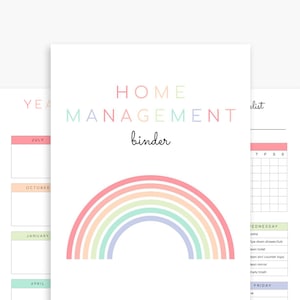Home Management Binder Printable | Household Planner