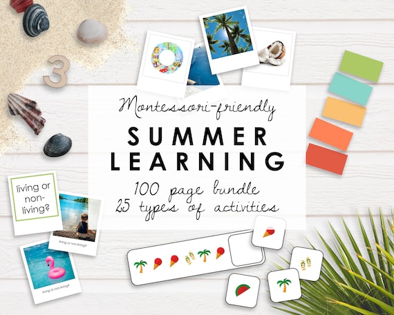 montessori printable kindergarten worksheets ages 3 6 etsy