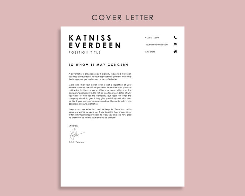 Google Slides Resume Template for Professionals, Minimal Resume Template Google Slides, Resume and Cover Letter Template, Resume Google image 6