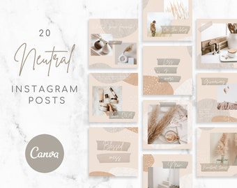 Neutral Instagram Post Template | Canva Template