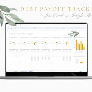 Debt Spreadsheet Excel Debt Spreadsheet Google Sheets Debt Payoff Tracker Debt Payment Tracker Excel Google Sheets Debt Tracker Digital