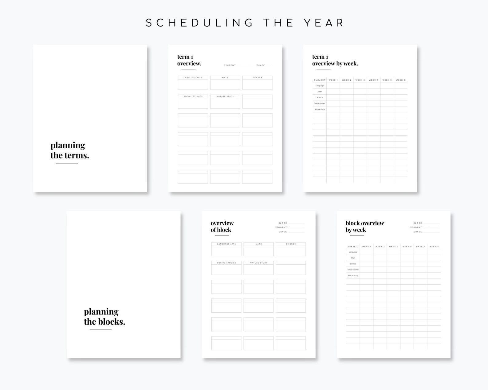 2026 2027 Homeschool Planner Printable | 200 Pages - Etsy