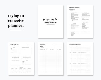 TTC Journal, Trying To Conceive Planner