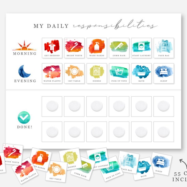 Printable Daily Responsibilities Chart