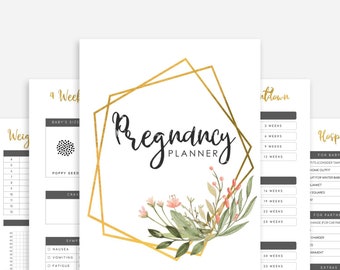 Pregnancy Planner Printable | Pregnancy Journal Printable