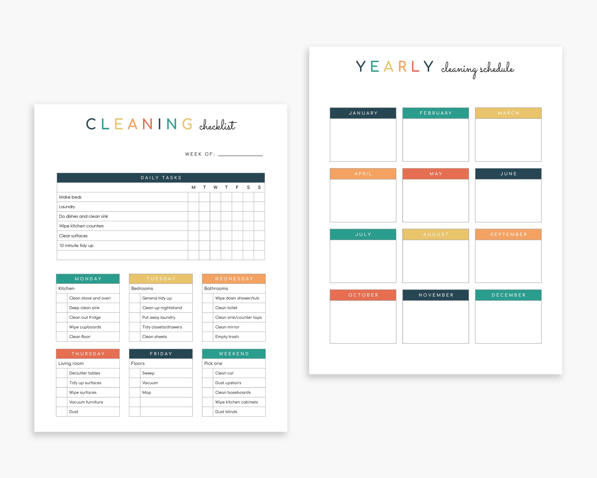 Home Management Binder Printable Household Planner - Etsy