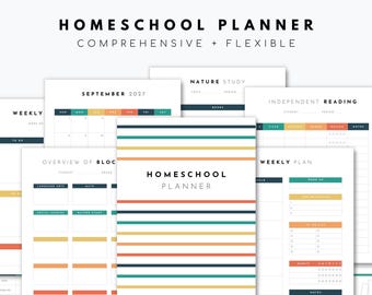 Mega Homeschool Planner Printable 2026 + 2027 | 250+ Pages