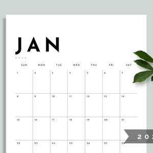 2026 Calendar Printable