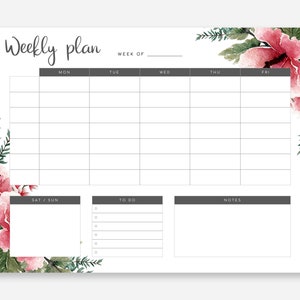 Weekly Planner Printable
