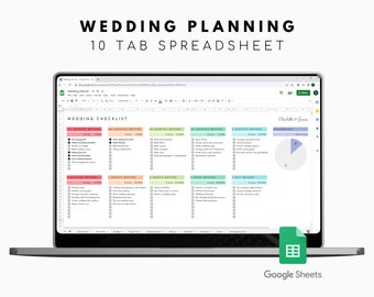 Arkusz kalkulacyjny Wedding Planner | Tęcza