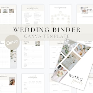 Canva Wedding Template Editable