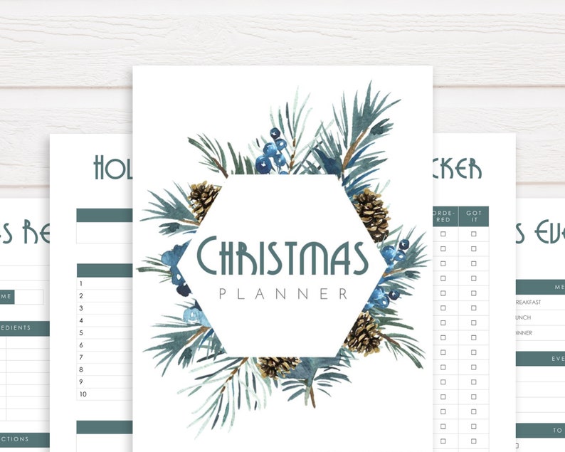 Christmas Planner Printable - Etsy