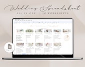 Bruiloft Planner Spreadsheet | Esthetisch
