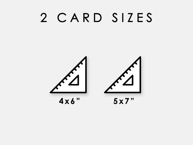 Folded Card Template / 4x6, 5x7 / PSD, PNG, TIFF image 5