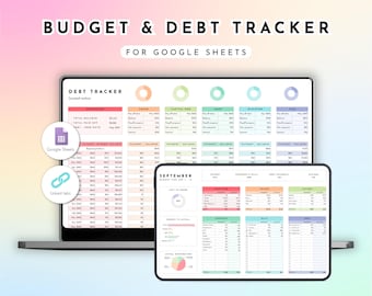 Hoja de cálculo de presupuesto y deuda para Google Sheets