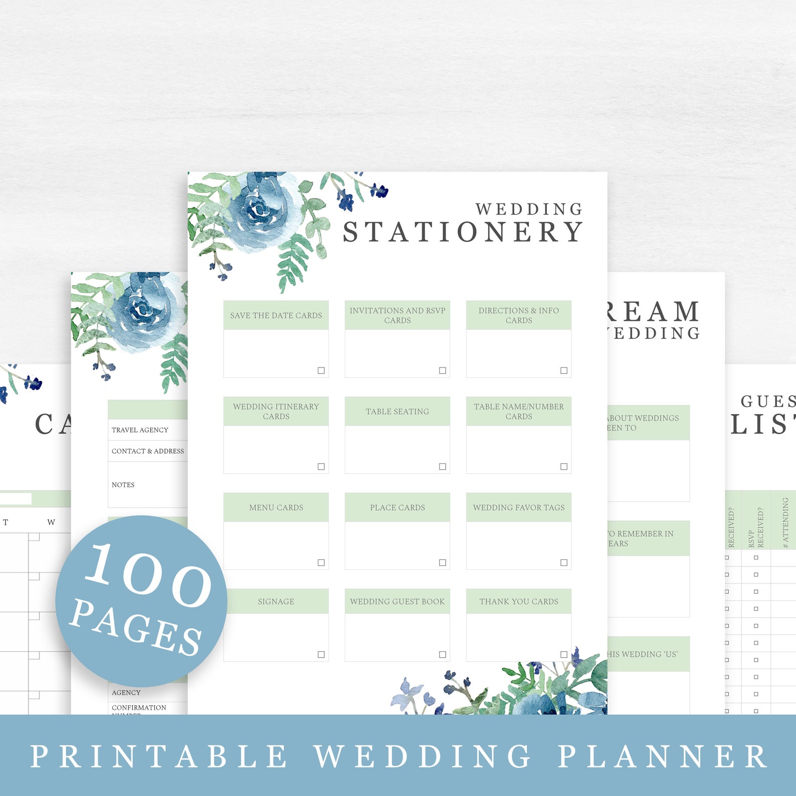 Wedding Planner Printable - Etsy