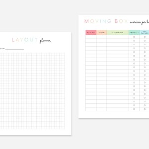Moving Planner Printable image 9