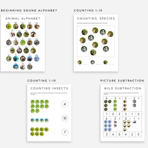 60 Montessori Worksheets Ages 3-6 | Preschool, Pre-K and Kindergarten Homeschool image 6