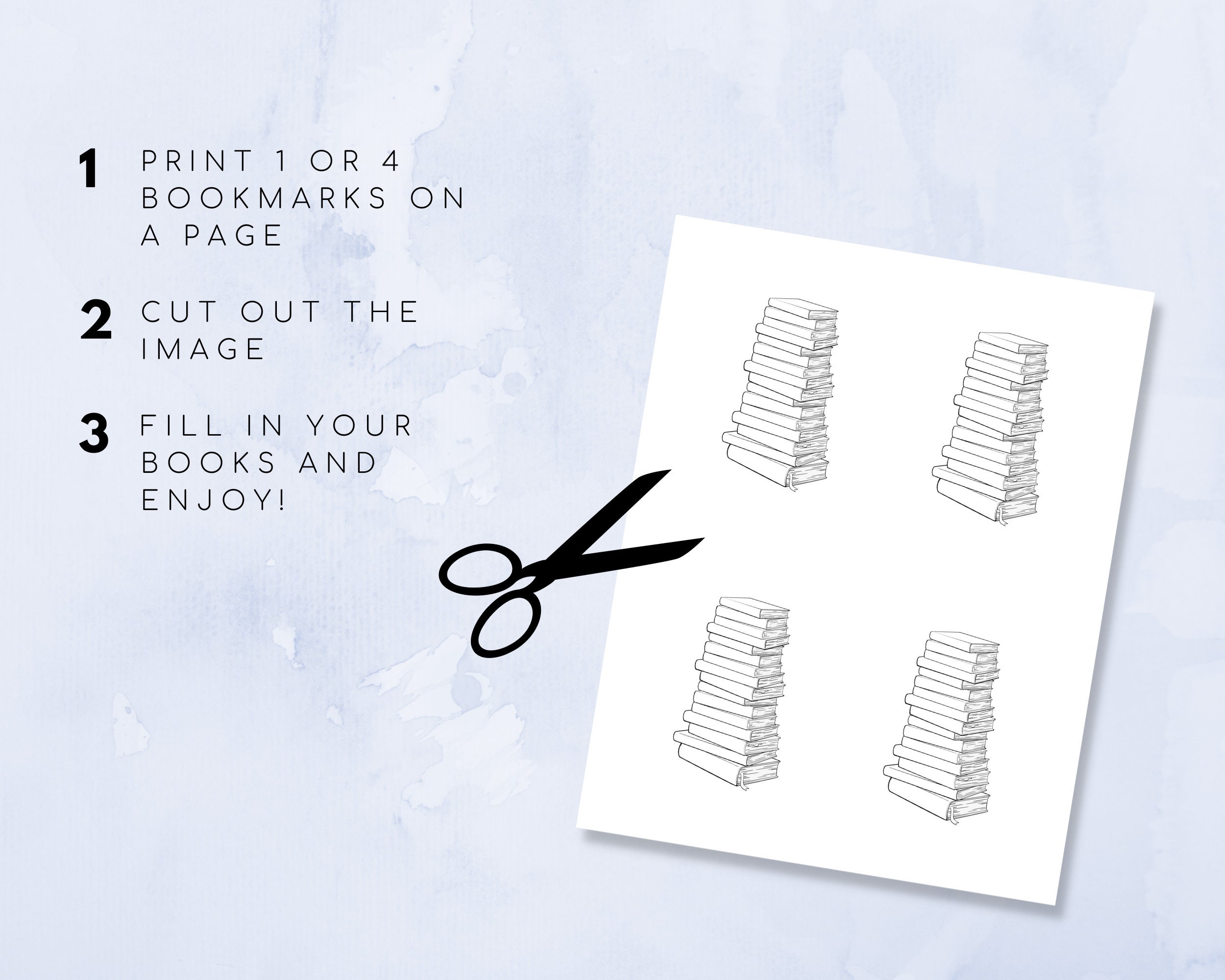 Printable Book Tracker Bookmark - Etsy