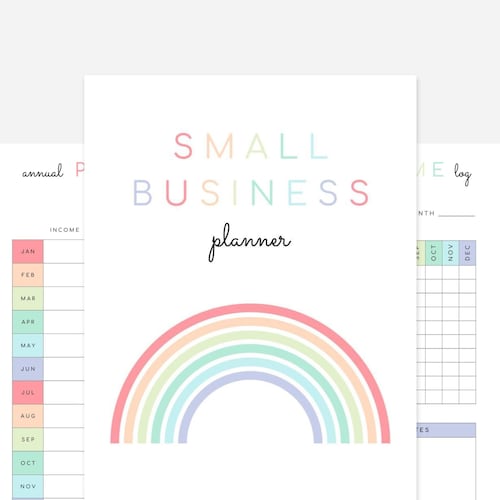 Business Planner Printable Canva Planner PDF Digital Etsy