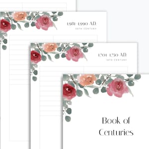 Book Of Centuries | Charlotte Mason Inspired
