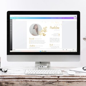 Sorority Social Resume Template | Canva image 6