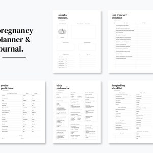Pregnancy Planner Pregnancy Journal Printable