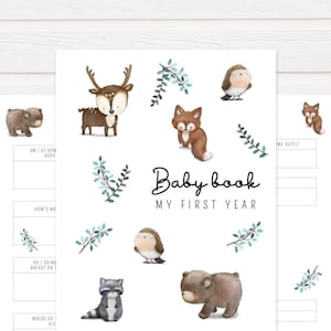 Printable Baby Book