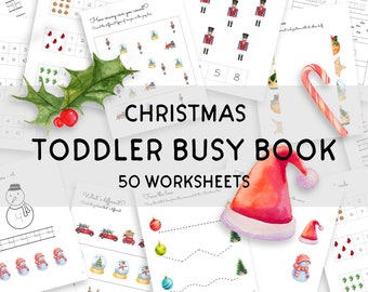 Christmas Toddler Worksheets