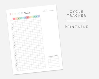 Printable Period Tracker