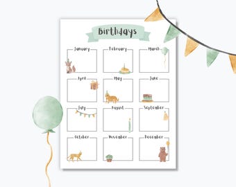 Geburtstagskalender