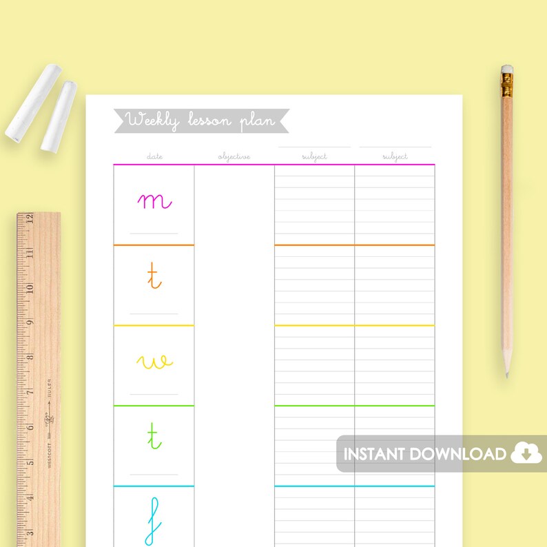 Lesson Planner PRINTABLE Lesson Software, Homeschool Planner, Weekly Lesson System House University, Instructor Planner, Again In direction of Faculty, Quick Obtain picture relating to Homeschool Planner Printable identify Lesson Planner PRINTABLE Lesson Method, Homeschool Planner, Weekly Lesson System Dwelling University, Instructor Planner, Again In direction of College, Instantaneous Down load