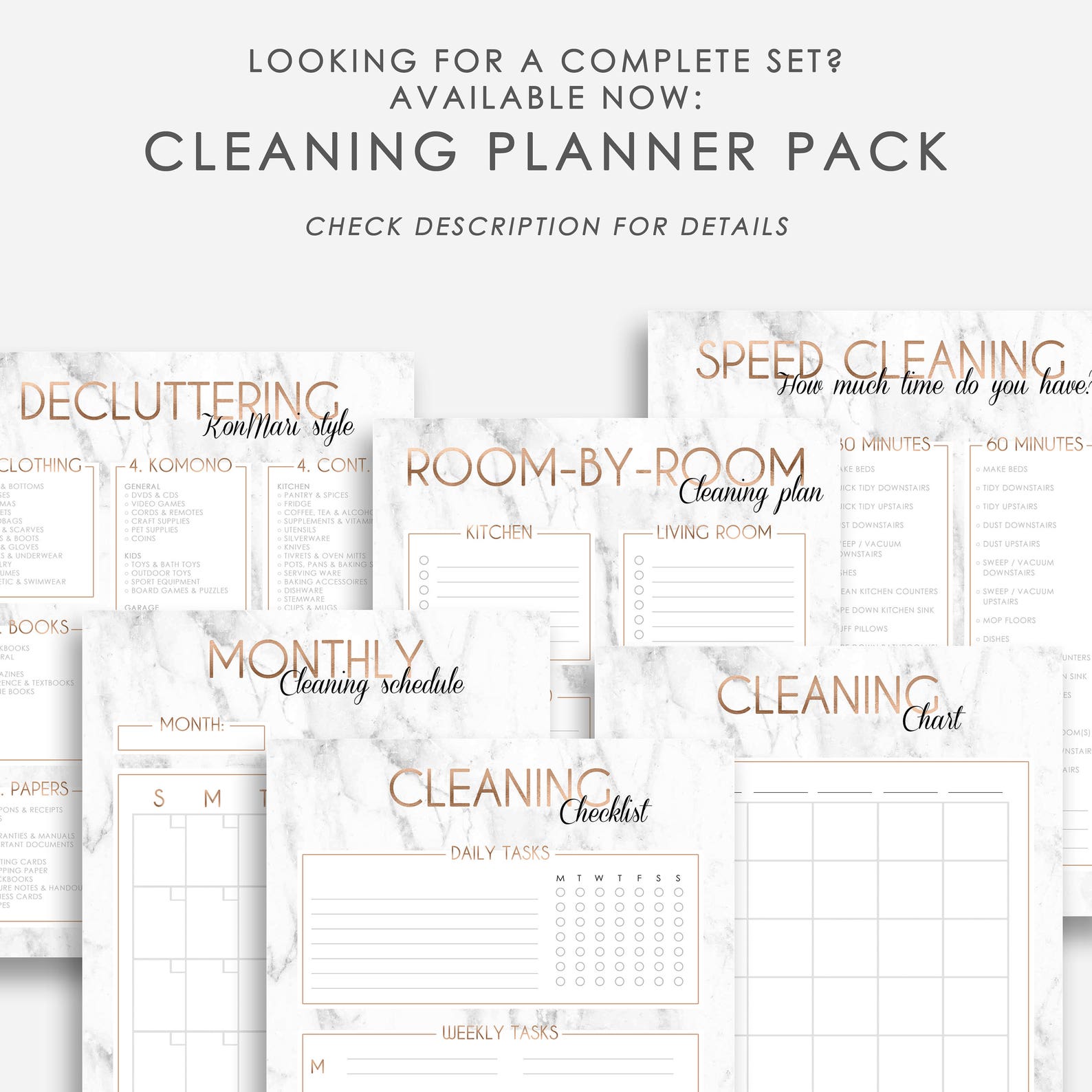 Konmari Decluttering Printable Konmari Printable Marie - Etsy UK
