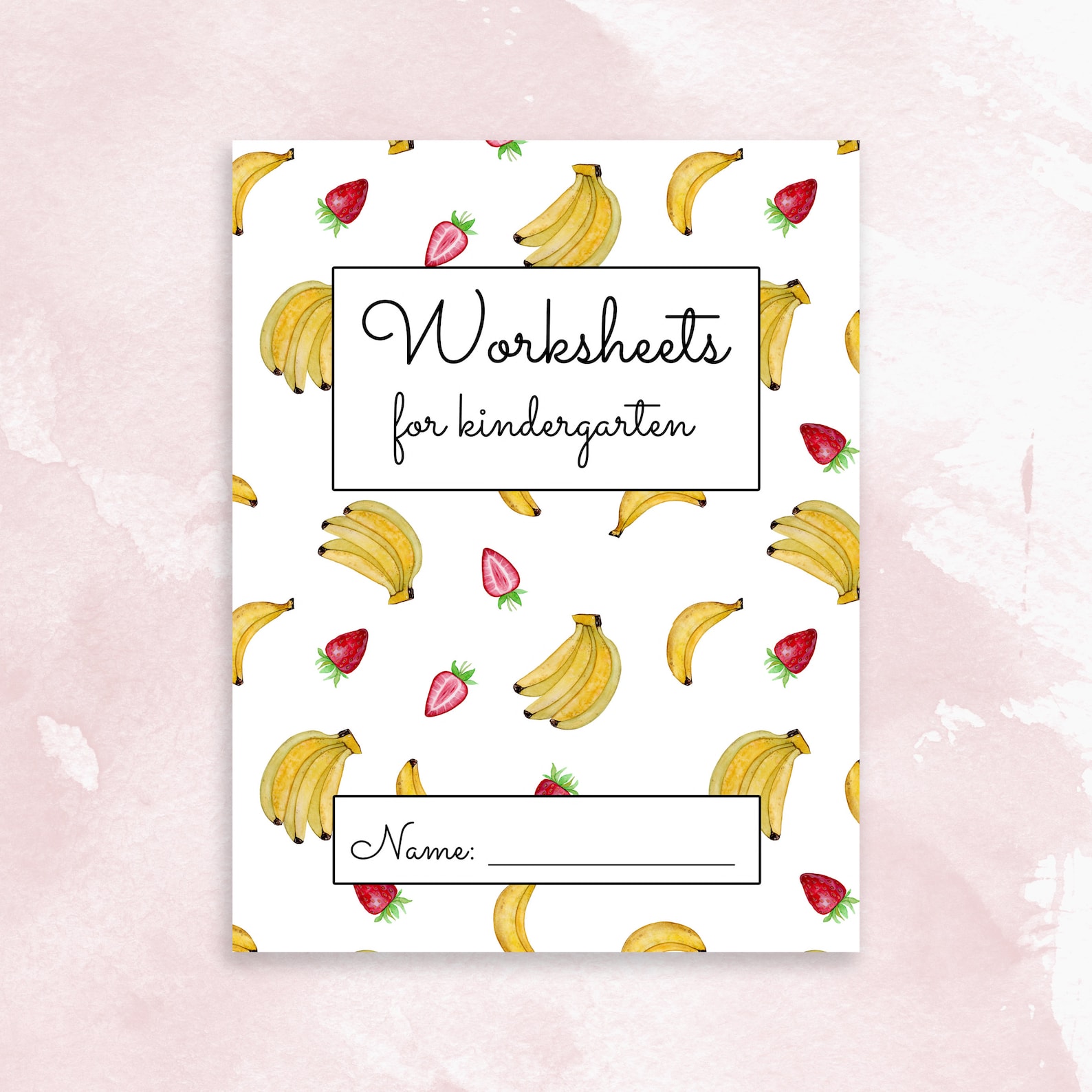 100 KINDERGARTEN WORKSHEETS Printable Worksheets - Etsy India