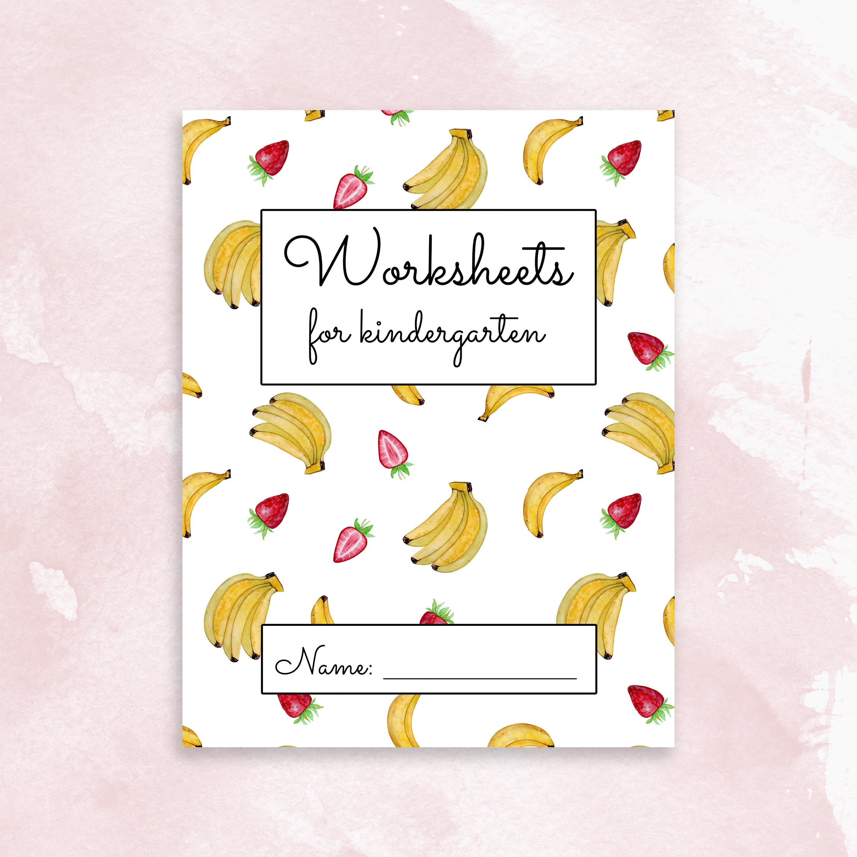 100 KINDERGARTEN WORKSHEETS Printable Worksheets - Etsy India
