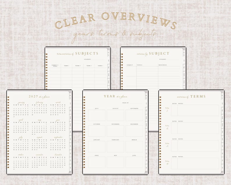 Digital + Printable Homeschool Planner image 6