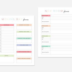 Moving Planner Printable image 4